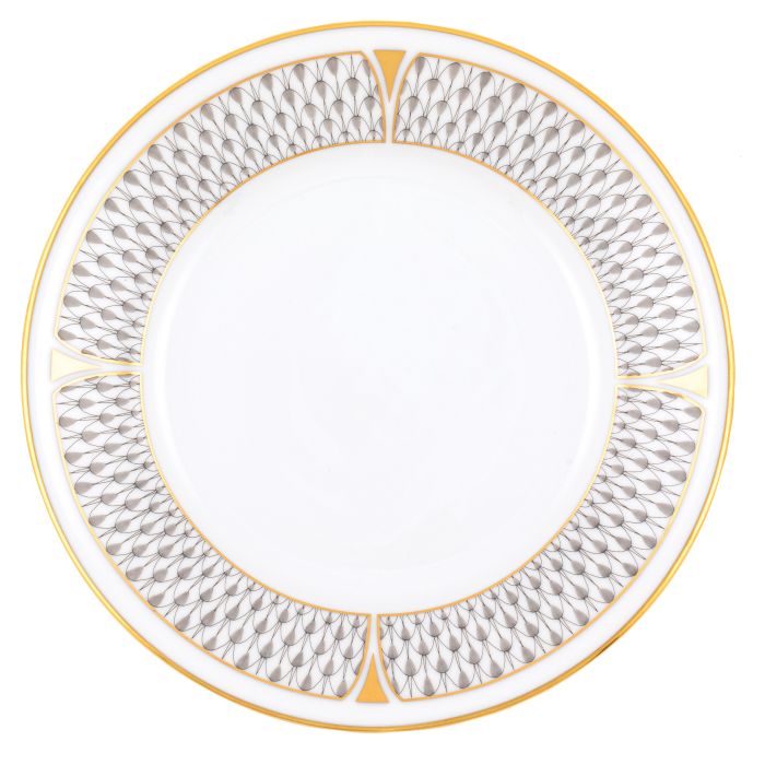 Herend Art Deco Gray Bread and Butter Plate - Be On Park
