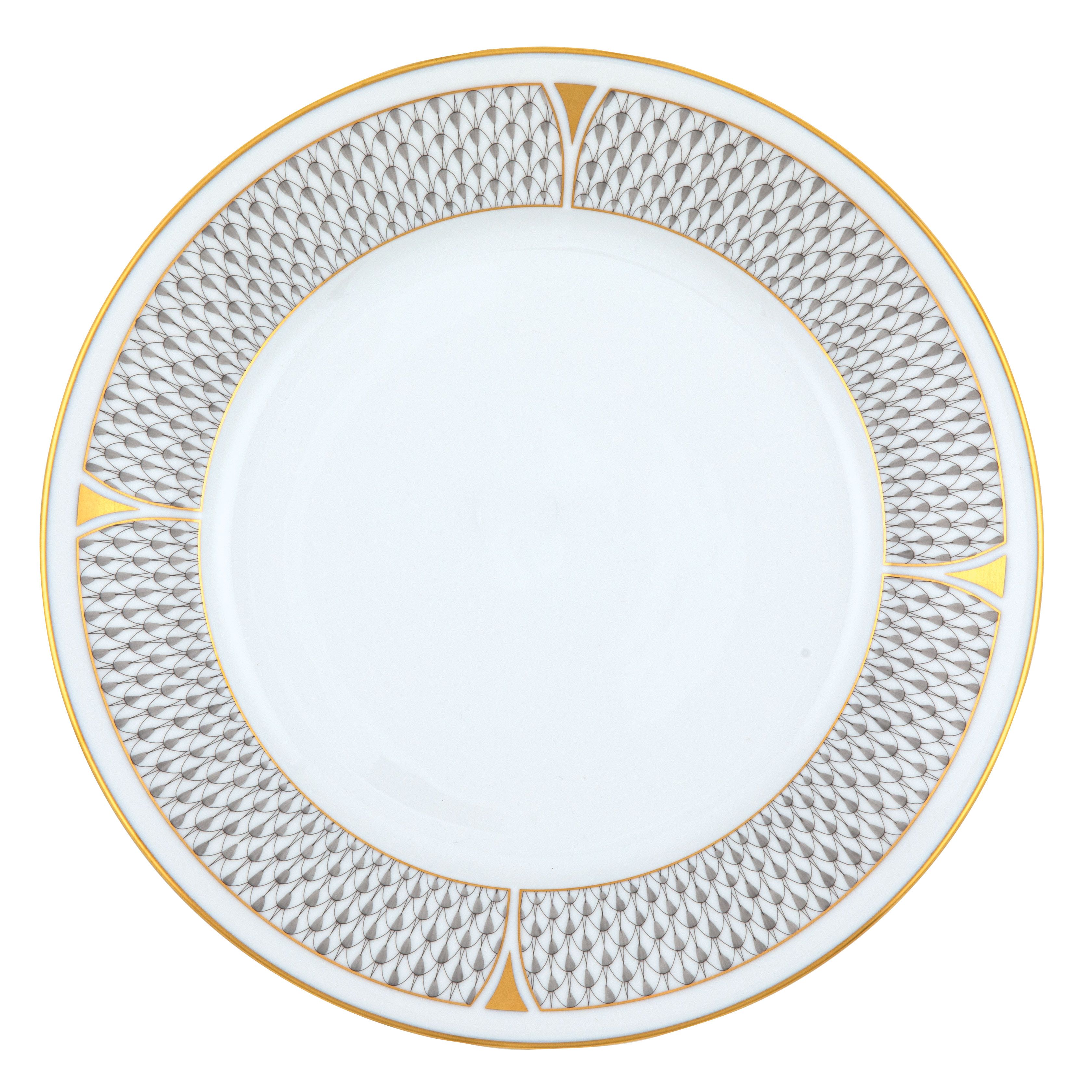 Herend Art Deco Gray Salad Plate - Be On Park