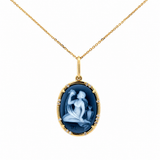 Be X Lauren Virgo Cameo Diamond Pendant Necklace