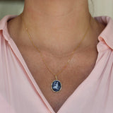 Be X Lauren Virgo Cameo Diamond Pendant Necklace