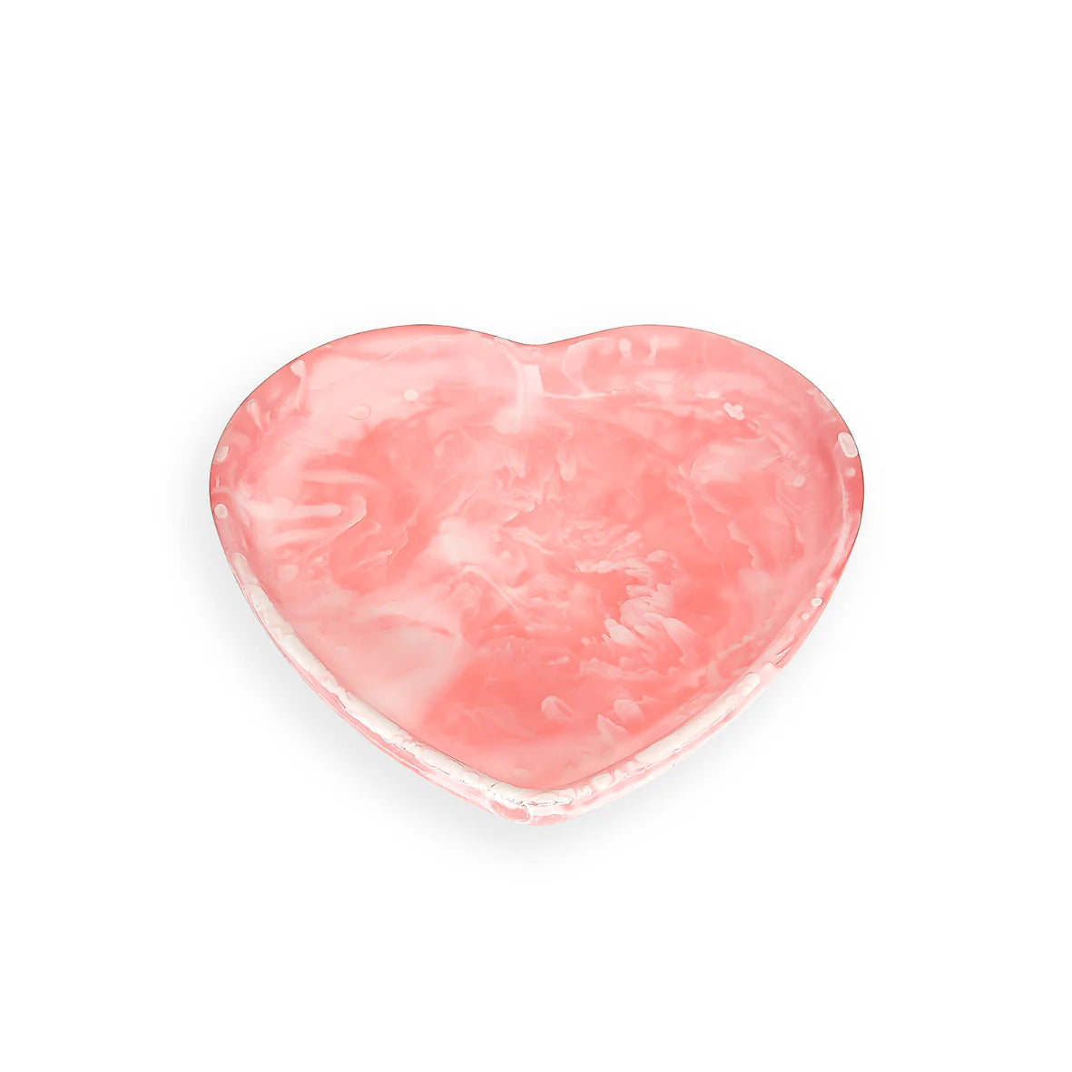Nashi Home Heart Tray Small - Pink Swirl - Be On Park