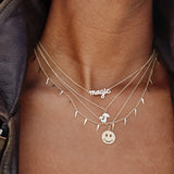 Sydney Evan Diamond Mushroom Charm Necklace