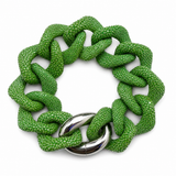 Salima Thakker Elementals Stingray Bracelet in Spring Green