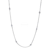 William Levine 36" diamonds by the yard necklace - Be On Park