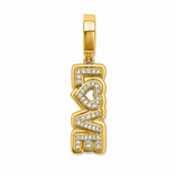 Lauren K 18K Yellow Gold Diamond Revival Love Charm