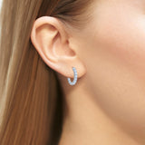 Kwiat Petite Diamond Hoop Earrings