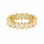 Jade Trau Envoy Diamond Eternity Band in 18K Yellow Gold - Be On Park