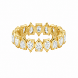 Jade Trau Envoy Diamond Eternity Band in 18K Yellow Gold - Be On Park