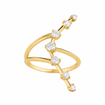 Jade Trau Crescent Diamond Ring - Be On Park