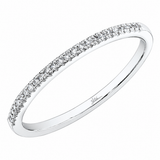 Shy Creation 14K White Gold Diamond Band