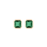 Goshwara 'Queen' Yellow Gold Emerald Studs