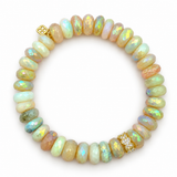Sydney Evan Diamond Eternity Heart Rondelle Beaded Bracelet