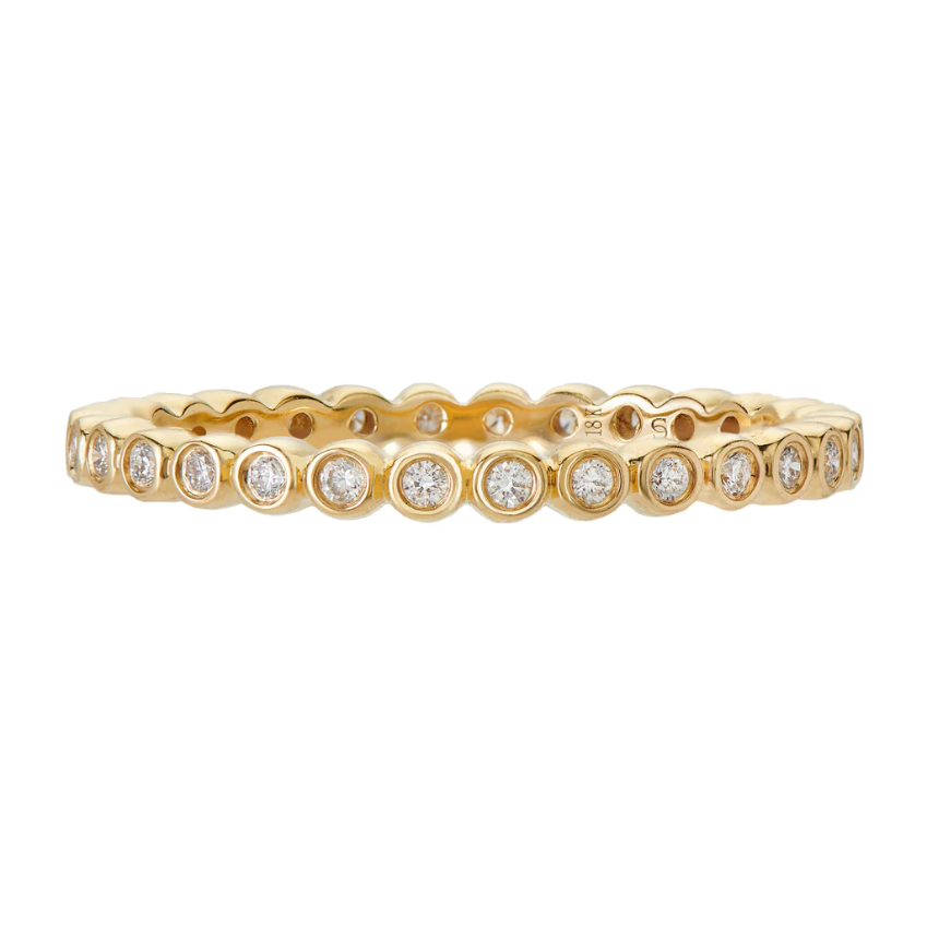 Sethi Couture Mini Bezel White Diamond Band - Be On Park