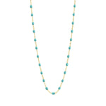 Classic Gigi Clozeau Necklace in Yellow Gold, 16.5", White - Be On Park