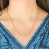 Vintage Gold Biker Chain