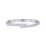 Kwiat Portofino Bypass Bangle with Pave Diamonds - Be On Park