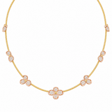 Paul Morelli Forget Me Not Diamond Necklace in 18K Yellow Gold