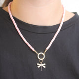 Bright Gems & Beads Diamond Dragonfly Pendant