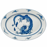 Mottahedeh Blue Dragon Oval Platter