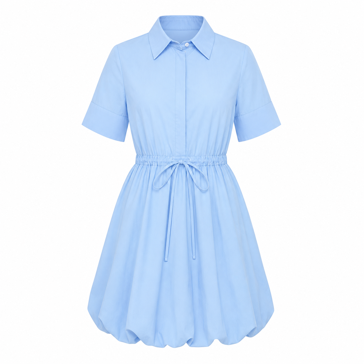 Secular Eloise Cotton Dress in French Blue - Be On Park