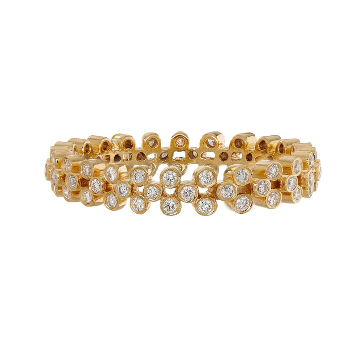 Sethi Clover White Diamond Band - Be On Park