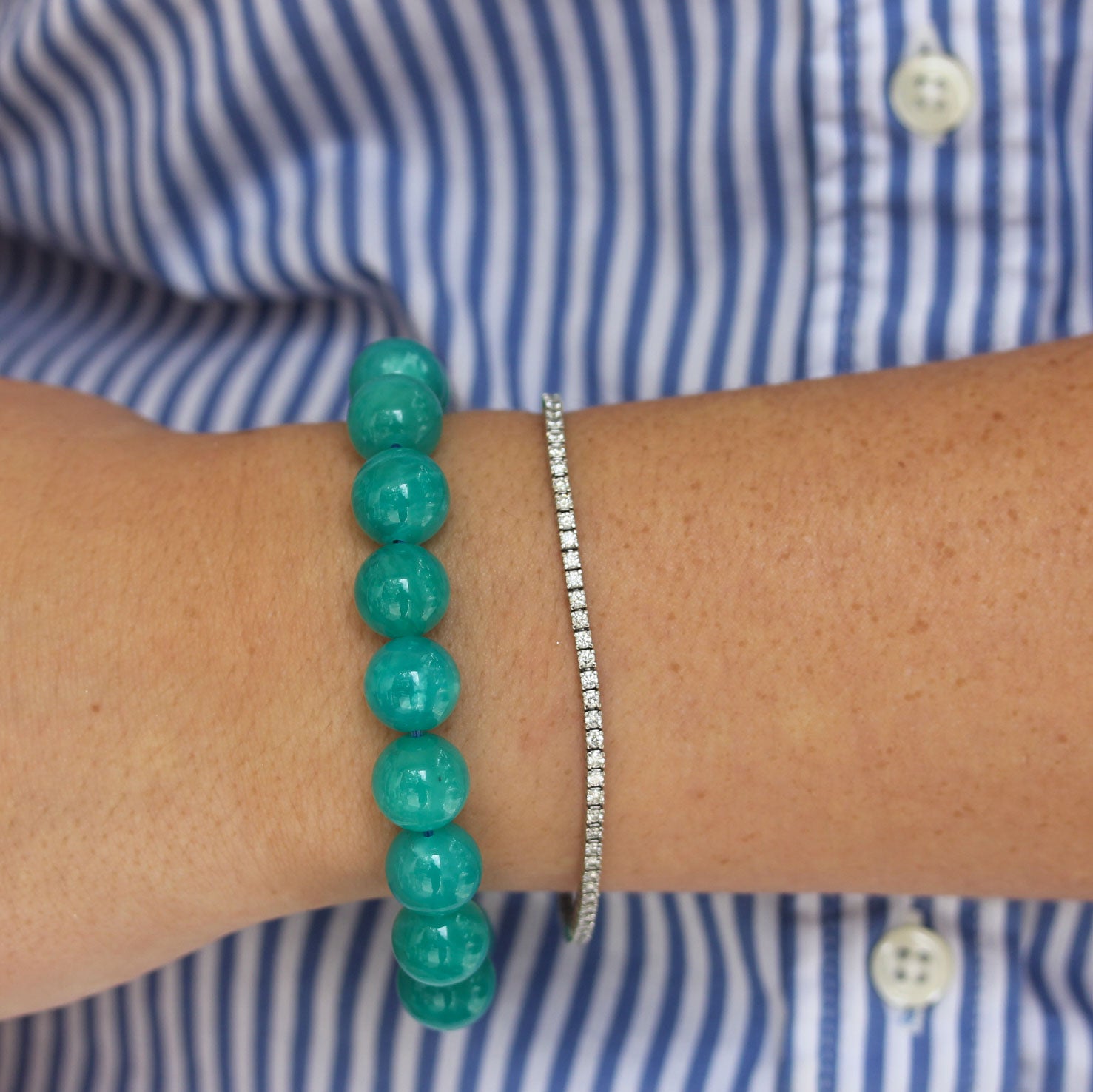 Be On Park Apatite Beaded Bracelet - Be On Park