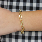 18ky Classic Oro Link Bracelet - Be On Park