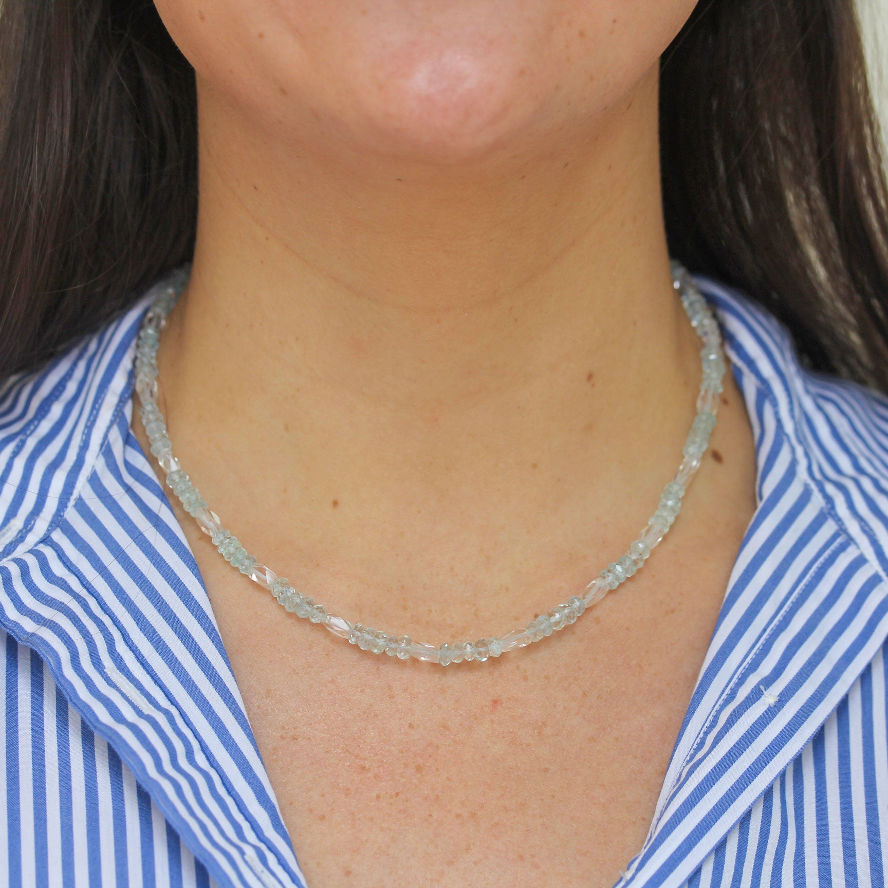 Be On Park Crystal Beaded Necklace - Be On Park