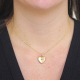 Vintage Turquoise Heart Charm - Be On Park