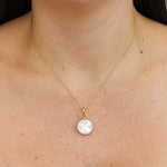 Roberto Coin VENETIAN MEDALLIONS MEDIUM Mother of pearl PENDANT NECKLACE - Be On Park