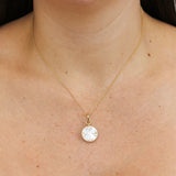 Roberto Coin VENETIAN MEDALLIONS MEDIUM Mother of pearl PENDANT NECKLACE - Be On Park