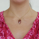 By Pariah Large Pebble Pendant Red Carnelian - Be On Park