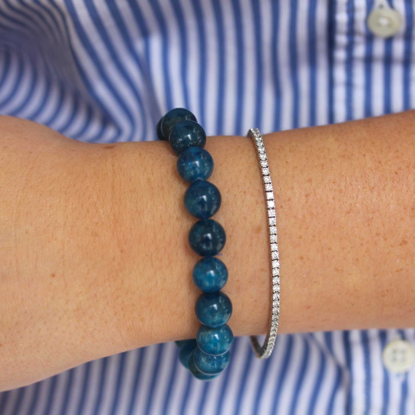 Be On Park Amazonite Beaded Bracelet - Be On Park