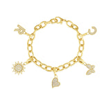 Roberto Coin gold link bracelet