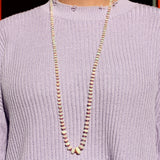 Goshwara "Beyond" Opal & Ruby Beaded Long One Layer Necklace