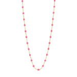 Classic Gigi Clozeau Necklace in Yellow Gold, 16.5", White - Be On Park