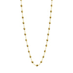 Classic Gigi Clozeau Necklace in Yellow Gold, 16.5", White - Be On Park