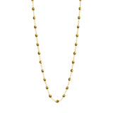 Classic Gigi Clozeau Necklace in Yellow Gold, 16.5", White - Be On Park
