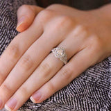 JB Star oval diamond ring