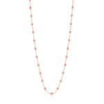 Classic Gigi Clozeau Necklace in Yellow Gold, 16.5", White - Be On Park