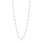 Classic Gigi Clozeau Necklace in Yellow Gold, 16.5", White - Be On Park