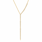 ONDYN Simone Diamond Lariat Necklace - Be On Park