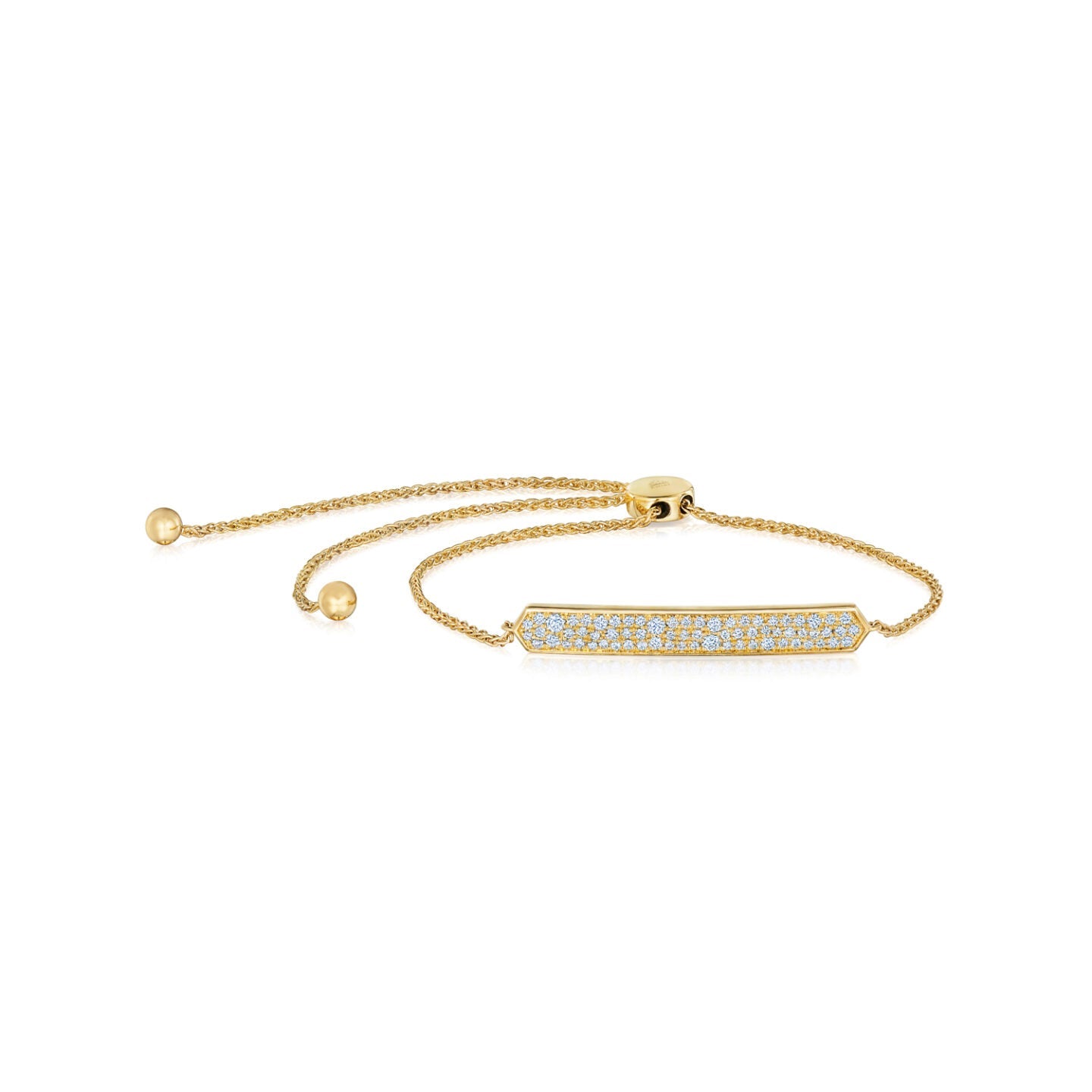 Kwiat Cobblestone Adjustable Bracelet with Diamonds - out of stock, confirm availability with Be On Park - Be On Park