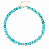 The Finest Stack Hand-Selected Arizona Turquoise Tyre Necklace