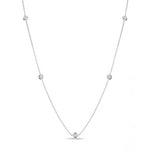 Roberto Coin Diamonds by the inch necklace with 5 stations - Be On Park
