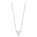 Roberto Coin 16-18" love letter diamond "V" necklace, additional letters available - Be On Park