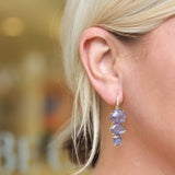 Lauren K 3 Stone Tanzanite Joyce Earring