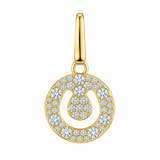 Kwiat 18K Yellow Gold Diamond Horseshoe Charm