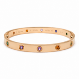 Vintage Cartier Love Bracelet with Colored Stones