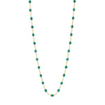 Classic Gigi Clozeau Necklace in Yellow Gold, 16.5", White - Be On Park
